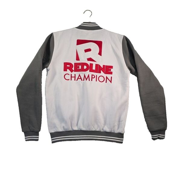 Redline Champion Cheer Varsity Jacket Cheerleading Redline Cheer & Dance White - Picture 2 of 10